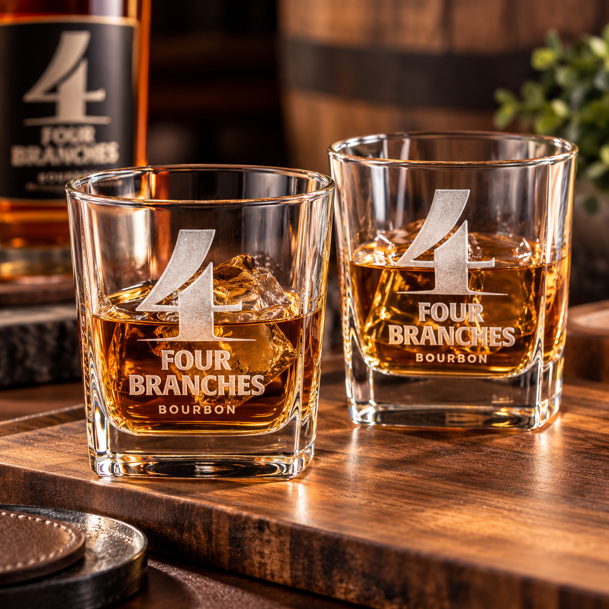 Set of 2 Rocks Glasses